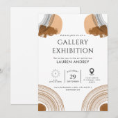 Invitation Art gallery opening (Devant / Derrière)