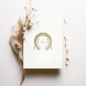 Invitation Art Nouveau Alphonse Mucha Mauve Dusty Rose