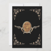 Invitation Art Nouveau Années Folles Style Deco Moderne Éléga (Dos)