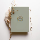 Invitation Art Nouveau Lys Mariage