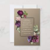 Invitation Art nouveau,or,,art déco,Victorian,mariage,carte (Devant)