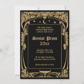 Invitation Art Nouveau Prom (Devant)