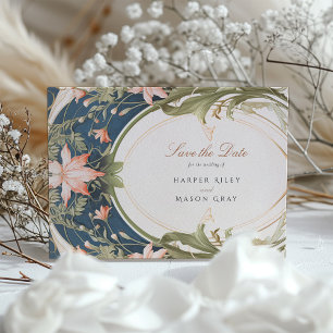 Invitation Art Nouveau Serenity - Enregistrer le Mariage de d