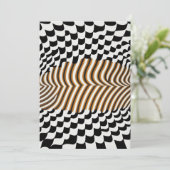 Invitation Art optique IA - zone de confort visuel (Debout devant)