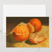 Invitation Art Orange (Devant / Derrière)