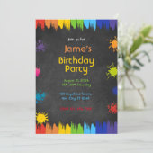 Invitation Art Paint Party (Debout devant)