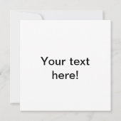 Invitation Art papier de mariés avec des fleurs (Dos)