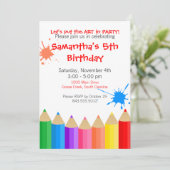 Invitation Art Party (Debout devant)