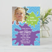 Invitation Art Party (Debout devant)