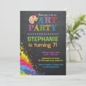 Invitation Art Party / Invitation Art Party (Debout devant)