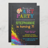 Invitation Art Party / Invitation Art Party (Devant / Derrière)