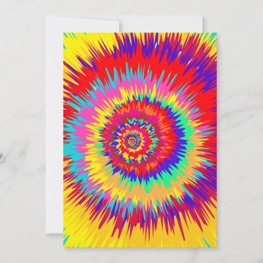 Invitation Art psychédélique (Devant)