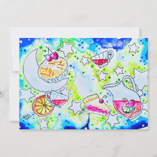 Invitation Art Punch aux Fruits