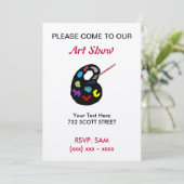 Invitation Art Show (Debout devant)