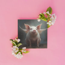 Art surréaliste et rêveur de cochon volant fantais