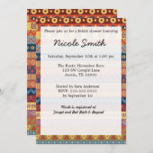 Invitation Art tribal africain fait sur commande de (Devant / Derrière)