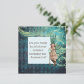 Invitation Art vintage modifié Fée (Debout devant)