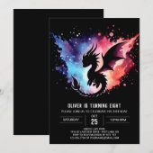 Invitation Artisan Dragon Anniversaire Modifiable (Devant / Derrière)