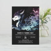Invitation Artisan Fire Brething Dragon Anniversaire (Debout devant)