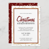 Invitation Artisanat de Noël (Devant / Derrière)