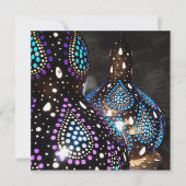 Invitation Artisanat Gourd Lanternes turques Acrylique Art (Devant)