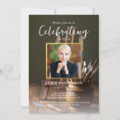 Invitation Artist, Painter, Celebration of Life Funeral Photo (Devant)