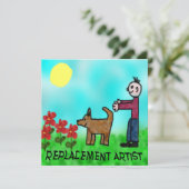 Invitation Artiste de remplacement (Debout devant)