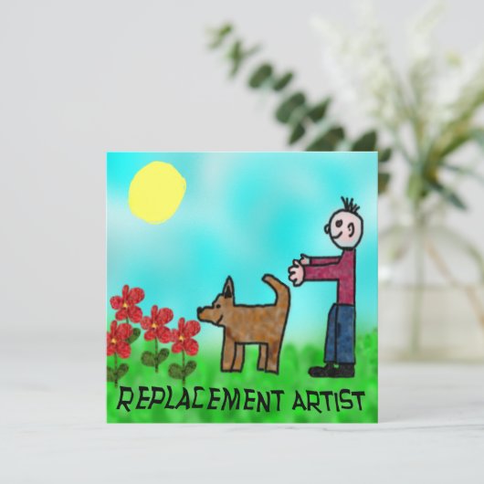 Invitation Artiste de remplacement (Debout devant)