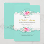 Invitation Artistic Roses (Devant / Derrière)