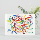 Invitation artistique Abstraite (Debout devant)