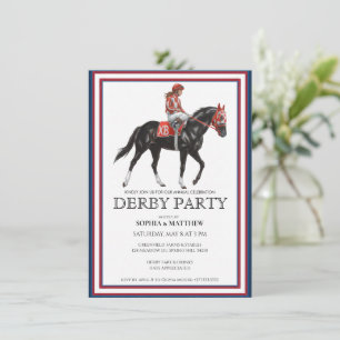 Invitation artistique pour une soirée de derby de