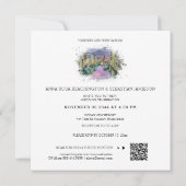 Invitation *~* Artistique QR POSITANO Italie AR20 Mariage RSV (Dos)