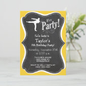 Invitation Arts martiaux jaunes (Debout devant)