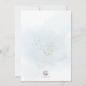 Invitation ArtsApp Elegant H2 Washed Pale Blue Baptism (Dos)
