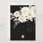 Invitation ArtsApp H2 Alabaster Roses Fête de Mariage (Dos)