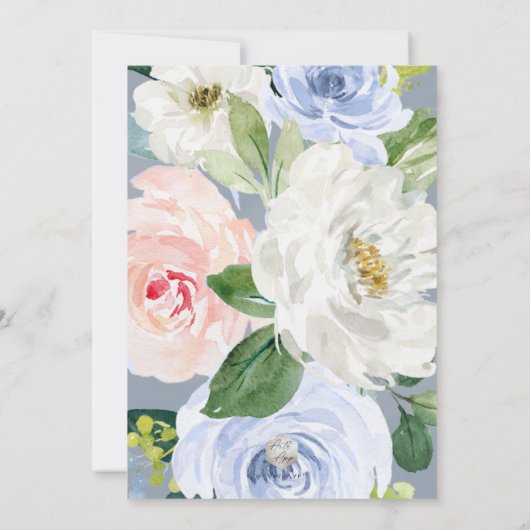 Invitation ArtsApp H2 Blush Rose Bleu Rose Brunch nuptial (Dos)