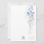 Invitation ArtsApp H2 Dusty Bleu Rose Végétation (Dos)