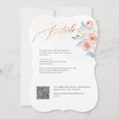 Invitation ArtsApp H2 Dusty Blue Blush Rose Botanique (Dos)