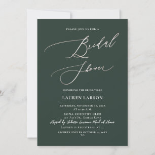 Invitation ArtsApp Luxe Calligraphie Lush Forest Green