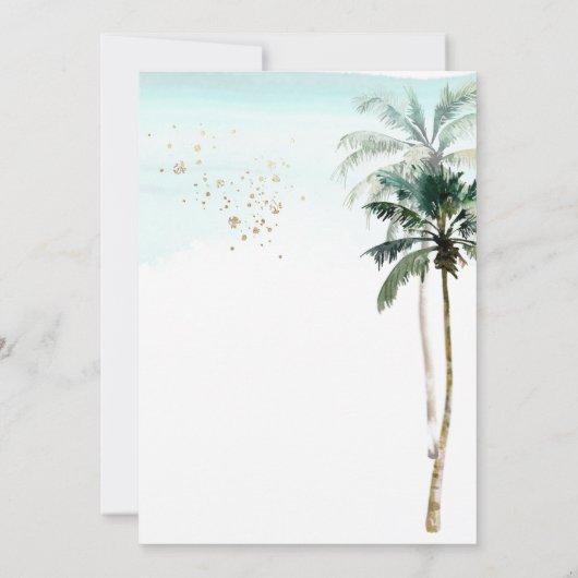 Invitation ArtsApp paradis tropical Breeze Palms (Dos)