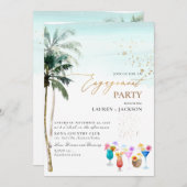 Invitation ArtsApp paradis tropical Breeze Palms (Devant / Derrière)