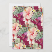 Invitation ArtsApp Tropical Paradise Faux Gold Brunch+Bubbly (Dos)