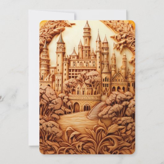 Invitation Artsy Citrouille Carving fête d'automne (Dos)