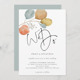 Invitation Artsy Watercolor Feuilles Nous faisons Artsy Maria