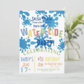 Invitation Ascension Anniversaire Personnalisée (Debout devant)