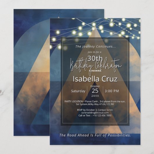 Invitation Ascension Silencieuse | Design Minimaliste (Devant / Derrière)