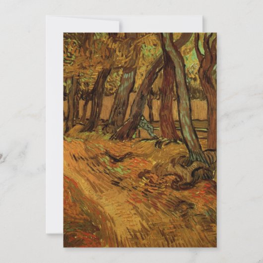 Invitation Asile de Saint-Paul Figure par Vincent van Gogh (Devant)