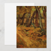 Invitation Asile de Saint-Paul Figure par Vincent van Gogh (Devant / Derrière)