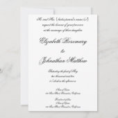 Invitation Ask Me No More par Alma Tadema, Mariage (Dos)