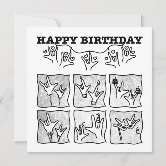 Invitation ASL ILY Obsession - Joyeux Anniversaire ! (Devant)